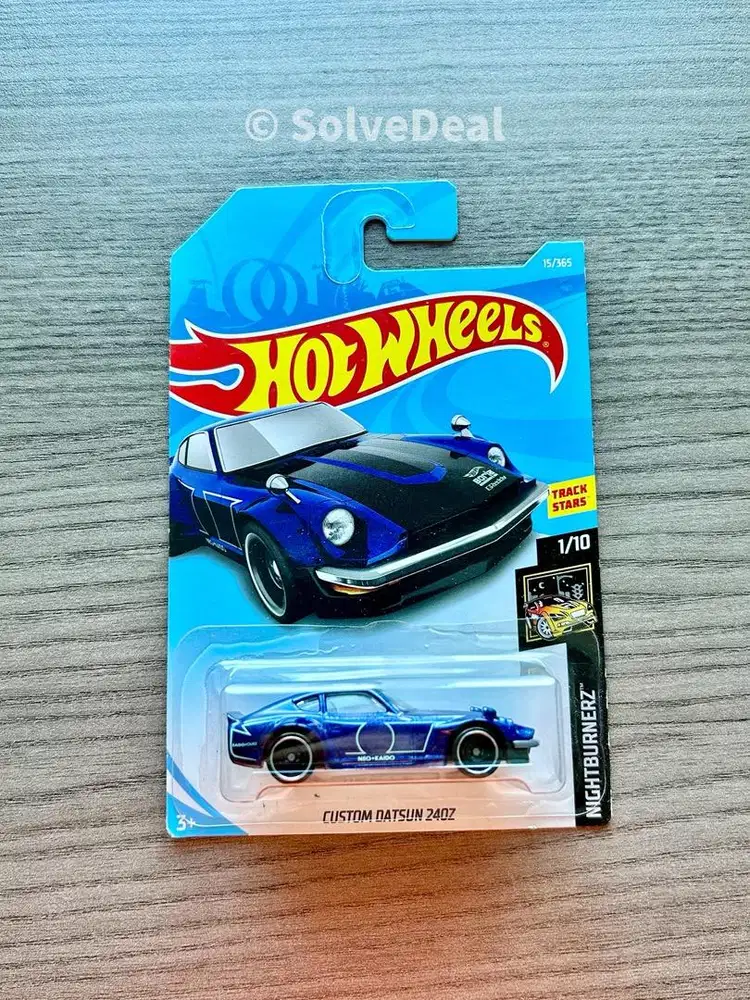 Hot Wheels Custom Datsun 240Z 2018 Dark Blue Koleksi Hotwheels