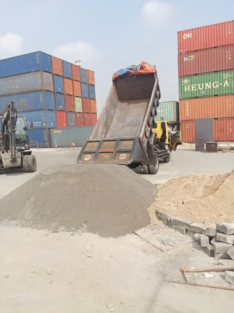 Supply pasir pasang batu belah sirdam limestone abu batu