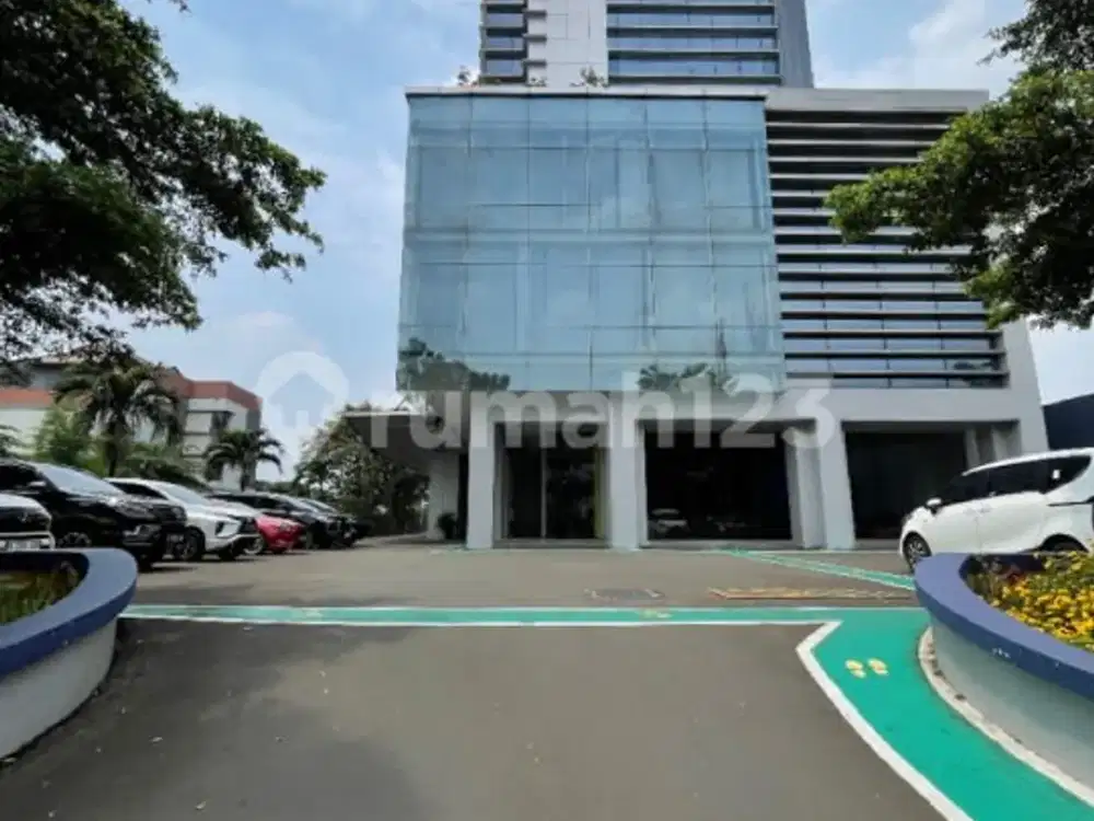 Dijual Gedung 9 Lantai + Helipad di Pondok Pinang 1,6 Km ke Tol Jorr