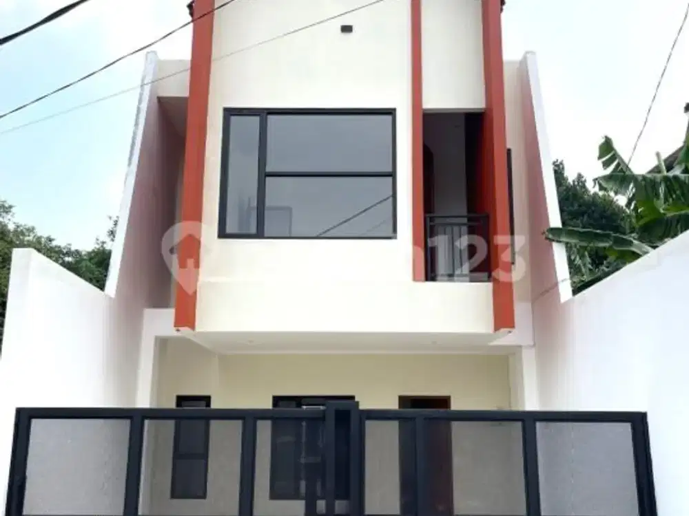 Rumah Minimalis Bangunan Baru di Krukut Dekat Pintu Tol