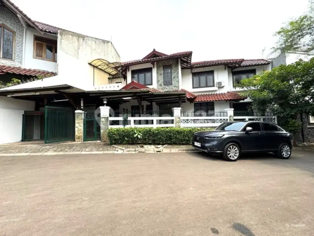 Best Price Rumah di Puri Cinere Semi Furnished Layout Luas 6 Kamar
