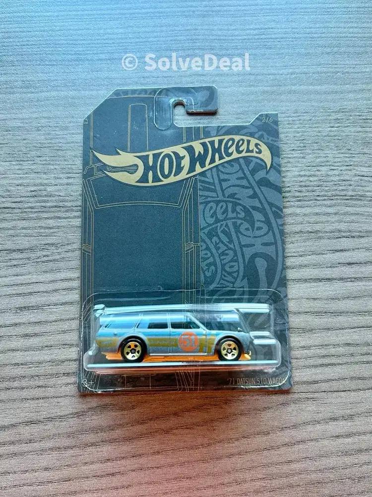 Hot Wheels Satin & Chrome 71 Datsun 510 Wagon 2019 Gray Hotwheels