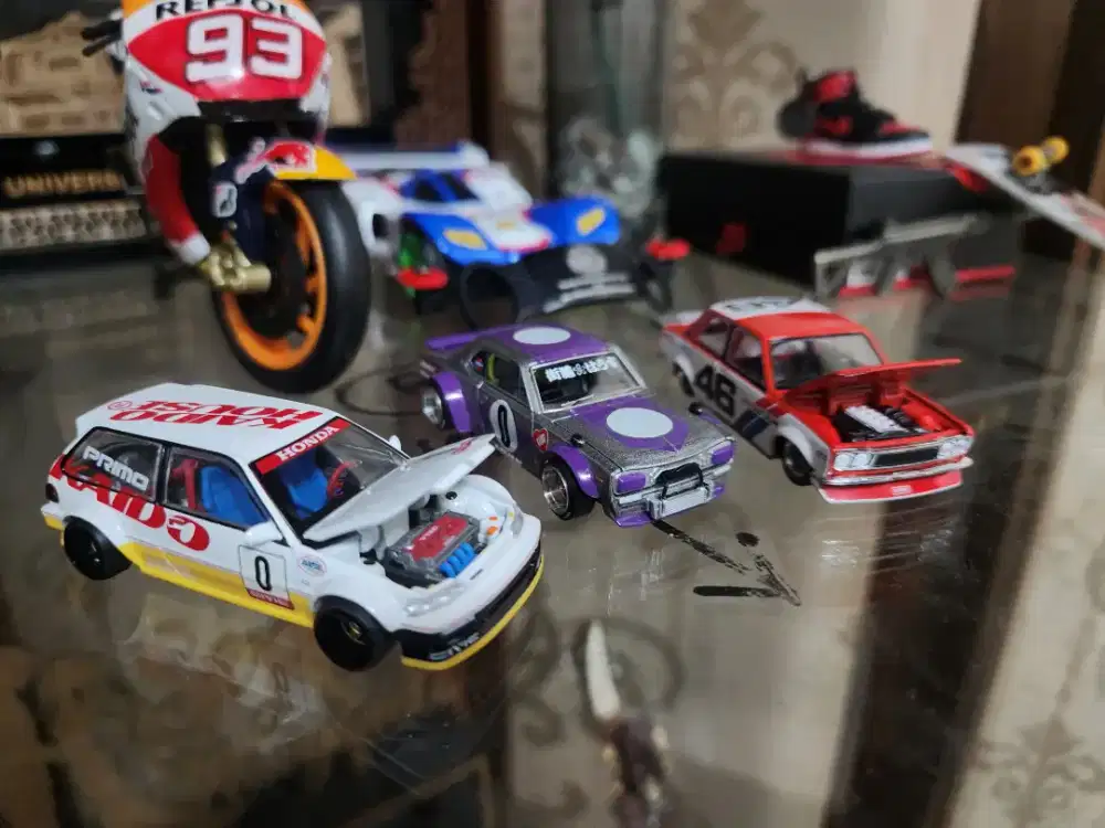 Take All MiniGT Civic EF, Skyline dan Datsun