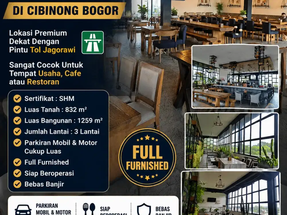 Di Jual Resto di Cibinong Bogor