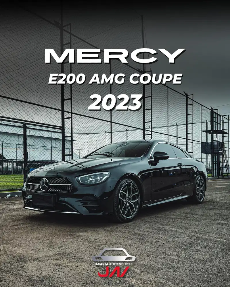 MERCEDES BENZ E200 AMG COUPE FACELIFT 2023 / LIKE NEW / LOW ODO
