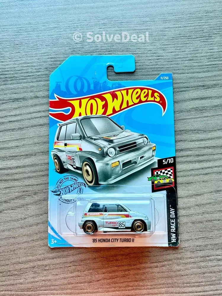 Hot Wheels 85 Honda City Turbo II 2020 Silver Koleksi Hotwheels
