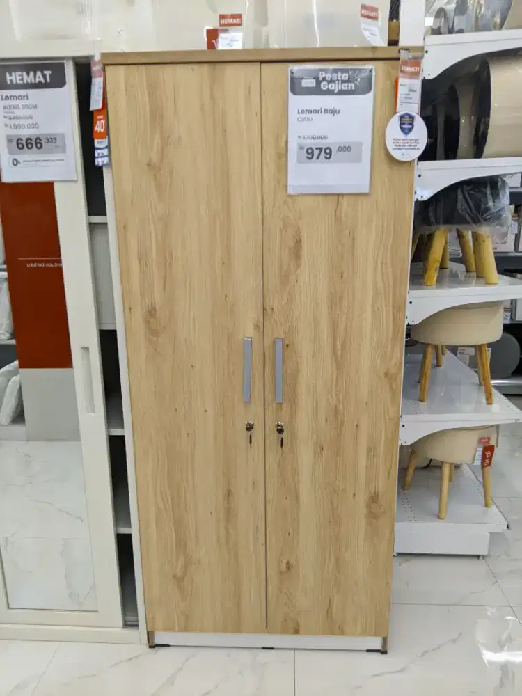 Promo lemari 2 pintu