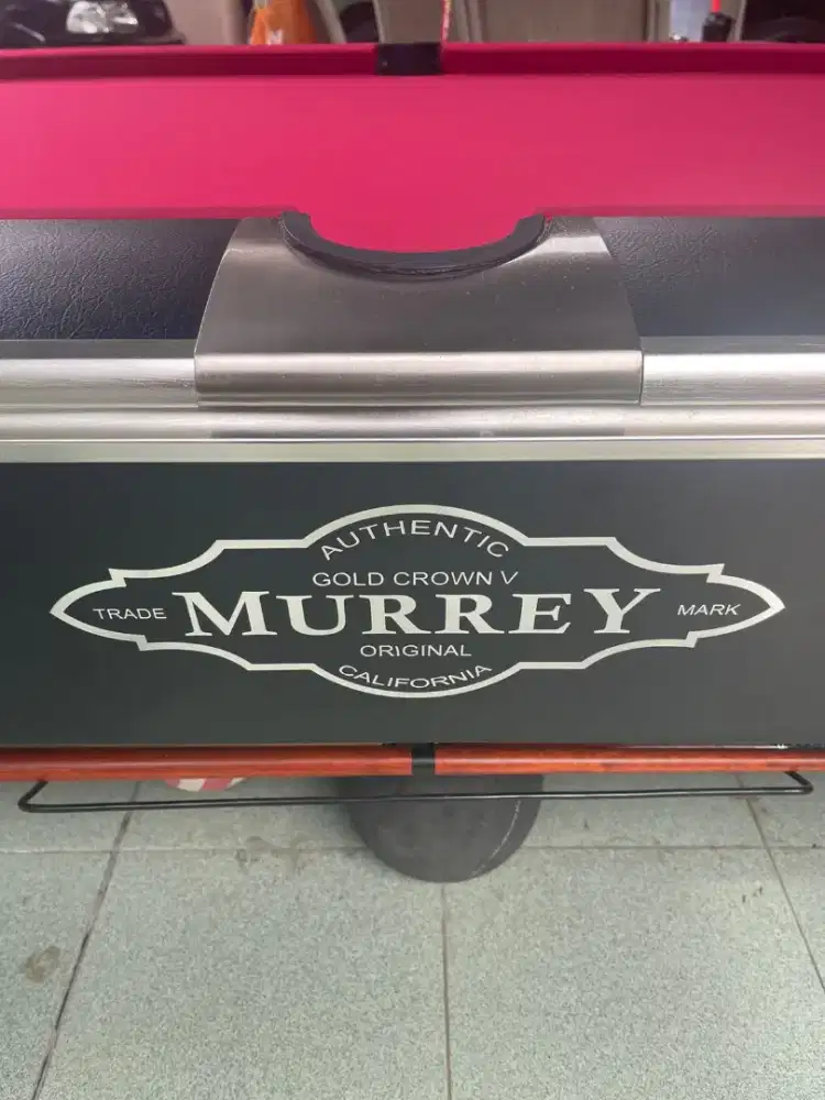 Murrey Gold Crown V Full Original Istimewa meja billiard Import