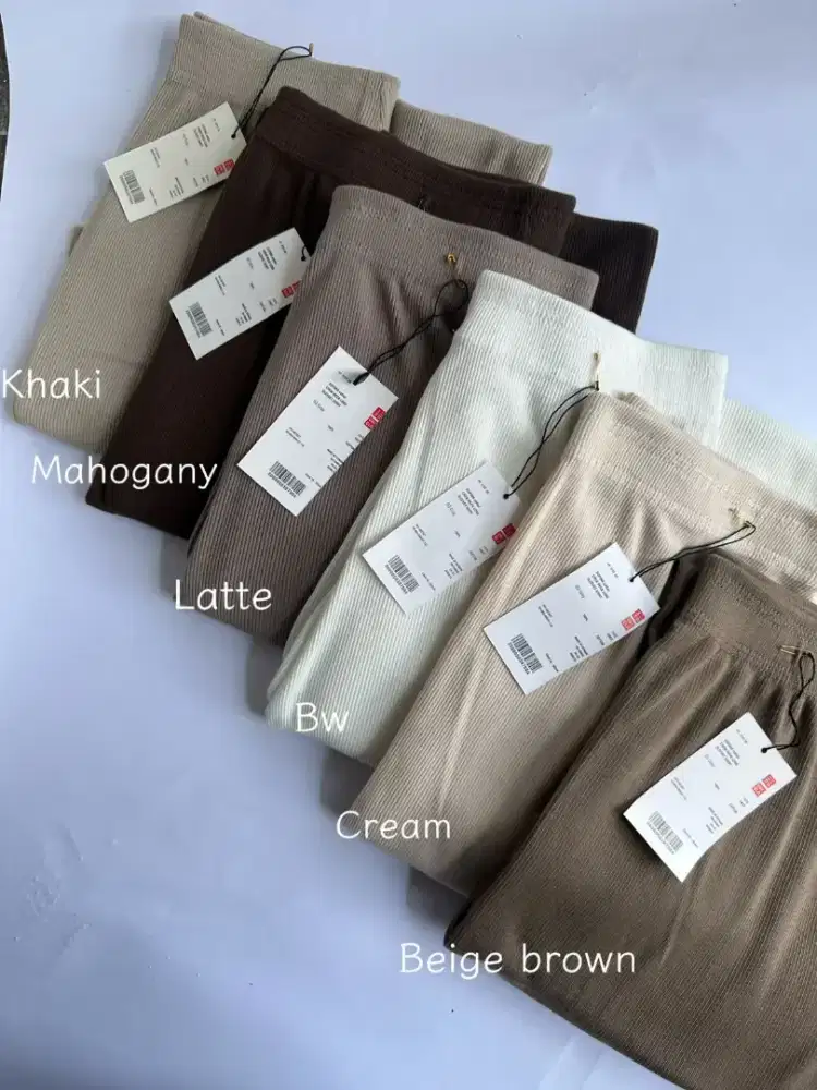 Yuu di order celana kulot uniqlo variant warna promo akhir bulan