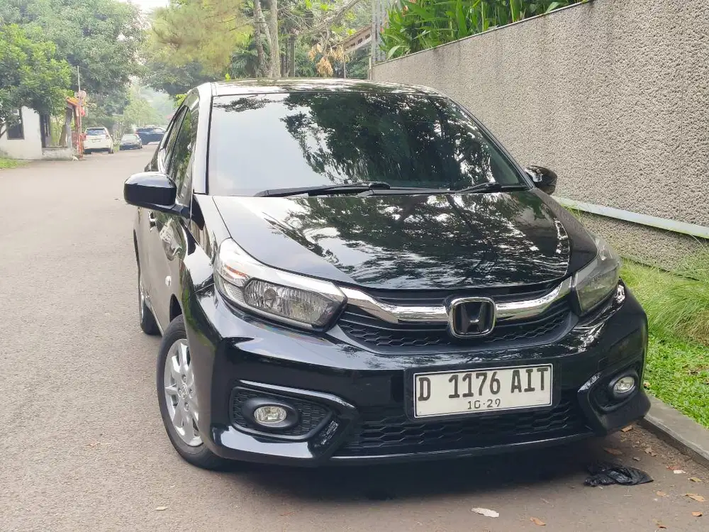 honda brio e cvt matic 2020 hitam mulus bandung