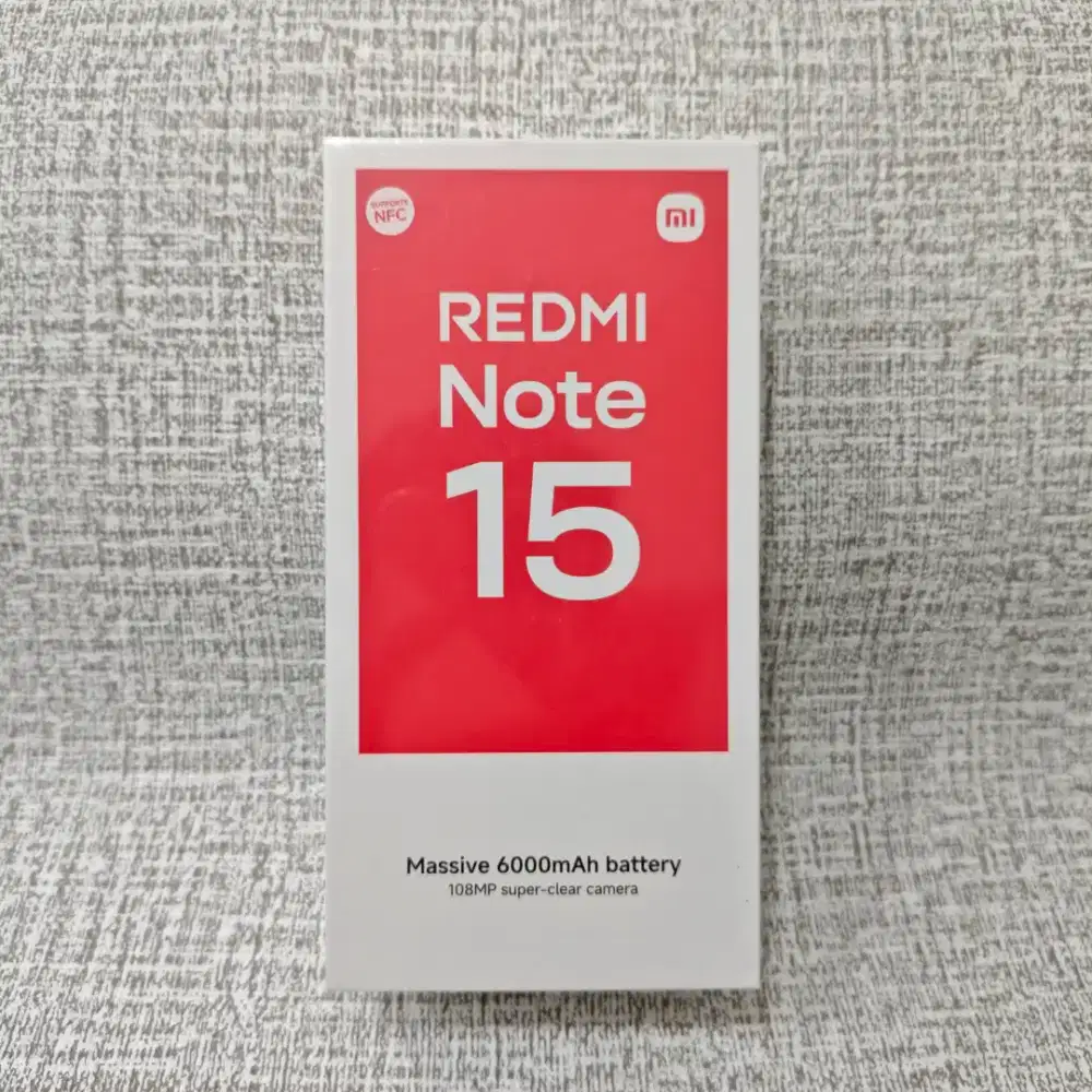Xiaomi Redmi Note 15 4G 8/256GB New Resmi