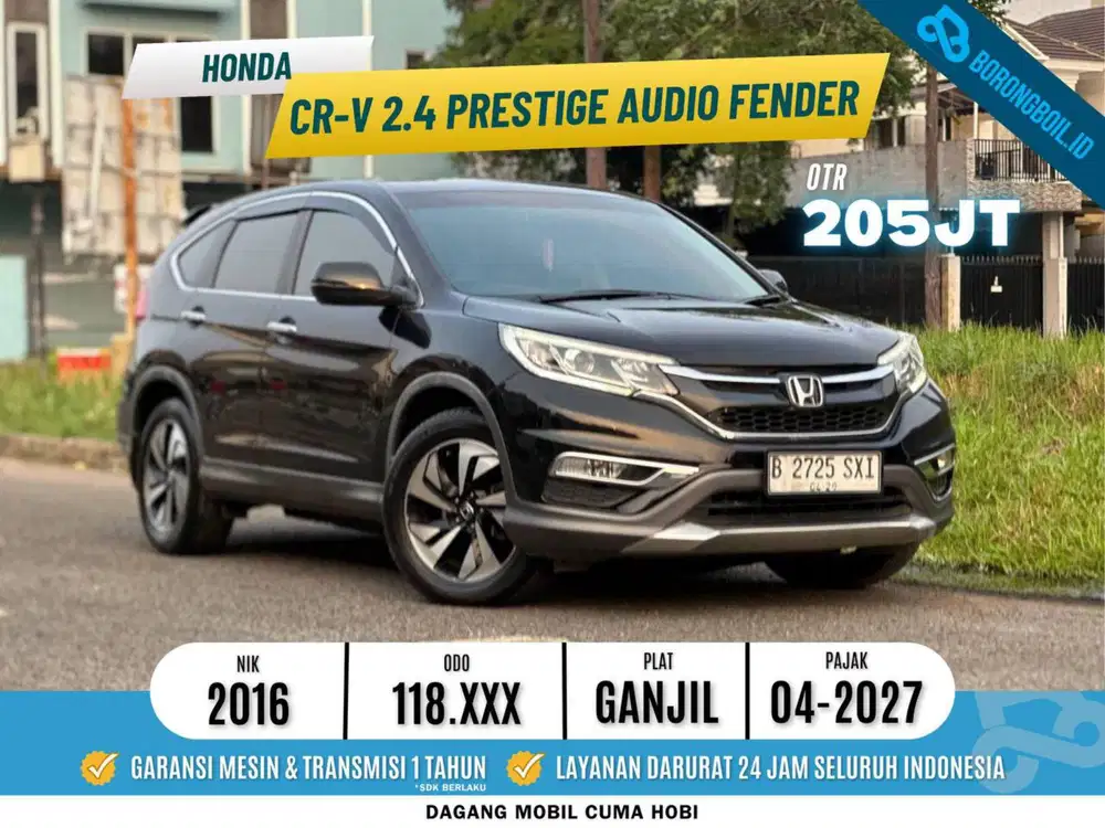 Crv 2.4 Prestige Audio Fender AT 2016 Crystal Black Pearl