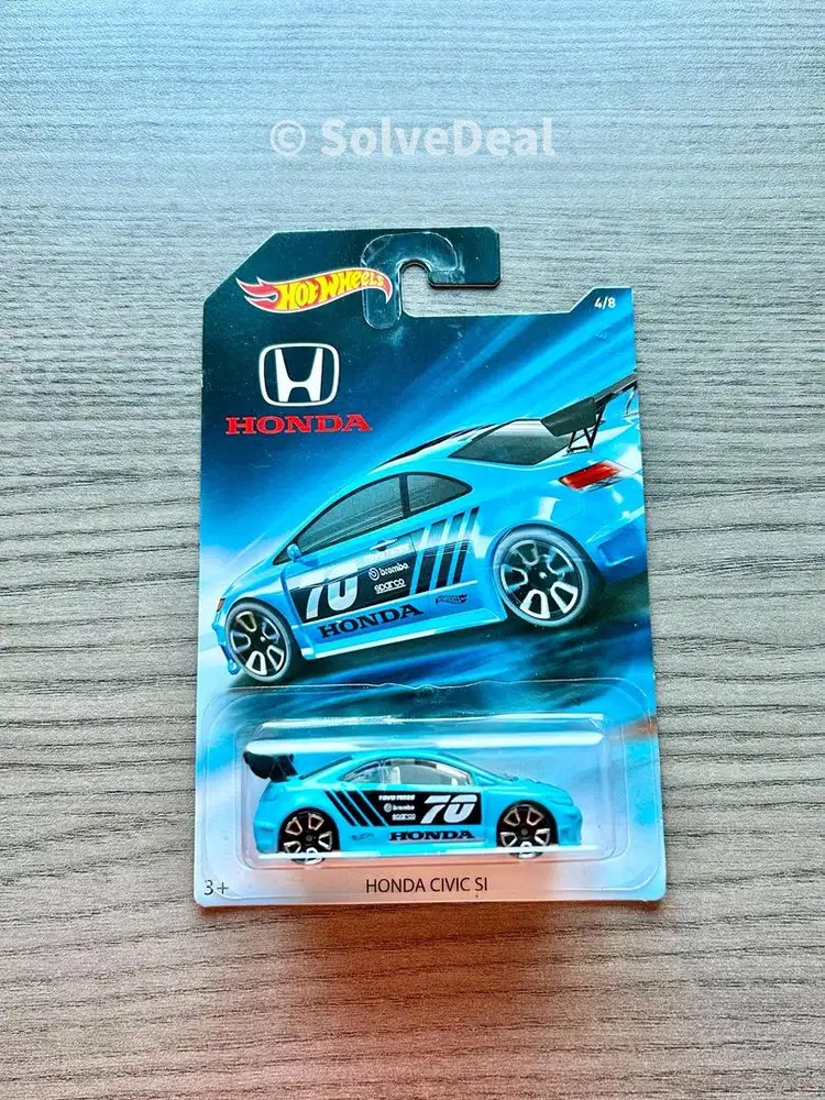 Hot Wheels Honda 70th Anniversary Honda Civic SI 2018 Blue Hotwheels