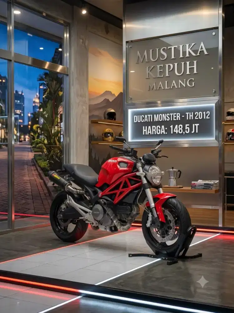 READY‼️ DUCATI MONSTER TH 2012 NOPOL B FULLPAPER MULUS SIAP PAKAI