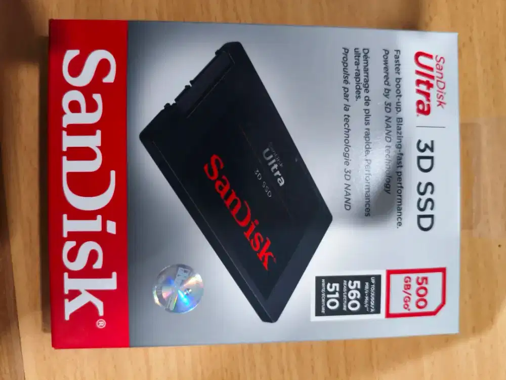SSD Sandisk Ultra 500GB new