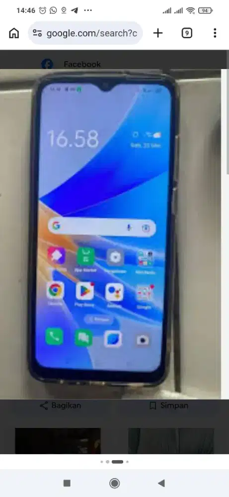 Dijual oppo A17 second