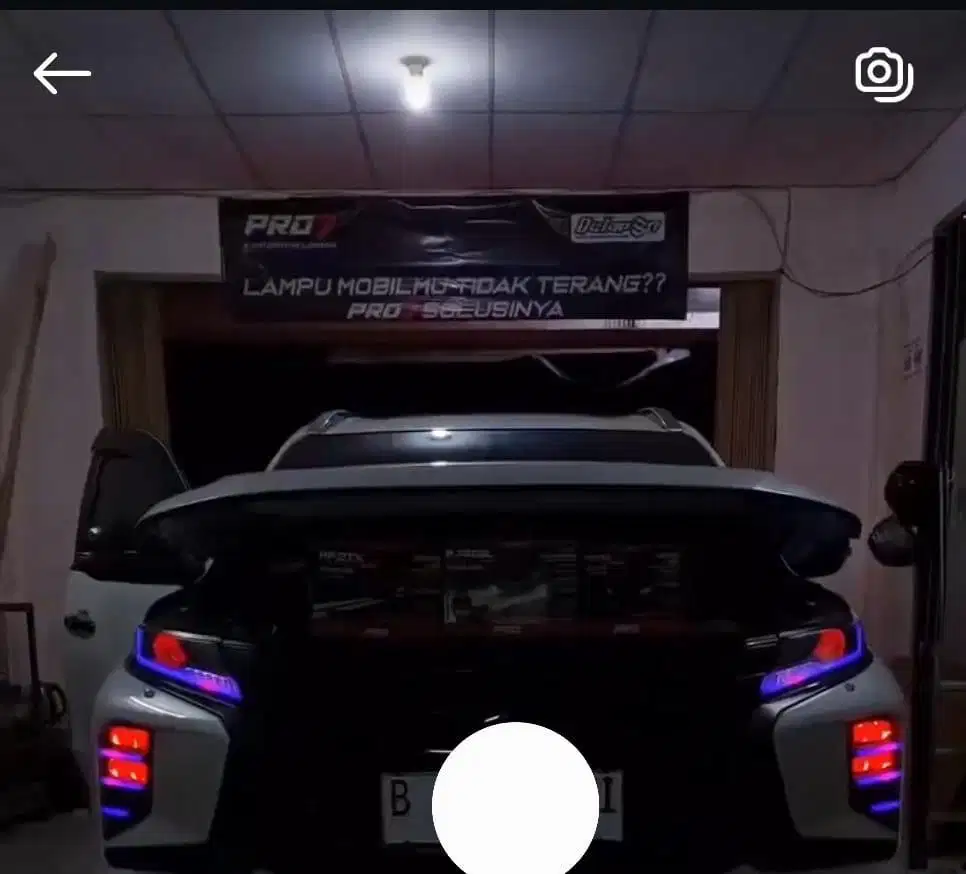 headlamp, foglamp pajero sport full pro7