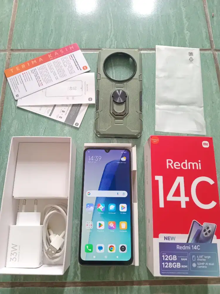 Hp Xiaomi Redmi 14c Ram 6+6/128GB Fullset