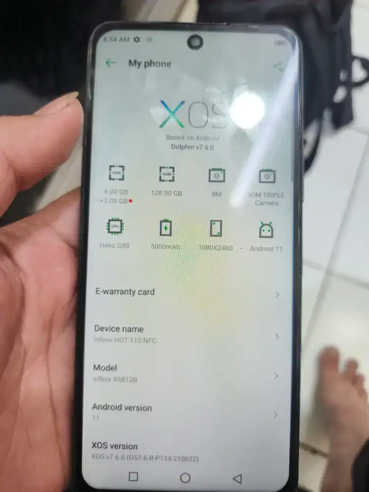 Infinix Hot 11s NFC Ram 6/128