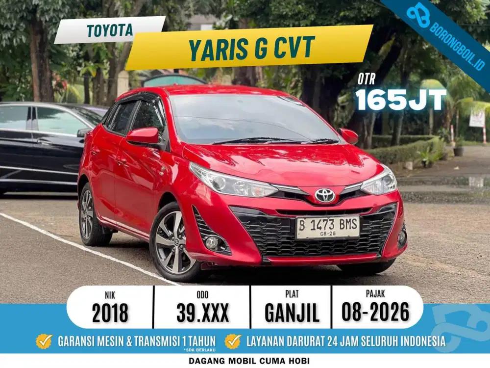 Toyota Yaris 1.5 G Cvt 2018 Bensin