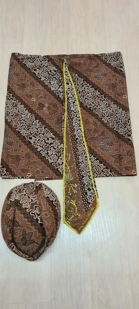 Premium dodot pengantin pria, sapit dewasa, jarik premium