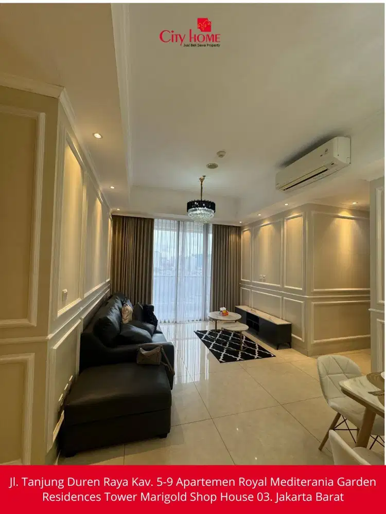 Sewa Apartemen 3+1 BR Furnished di Taman Anggrek Residences