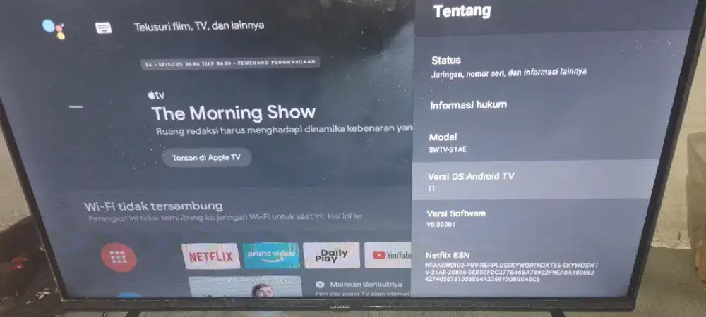 Jual tv android coca 32 inc