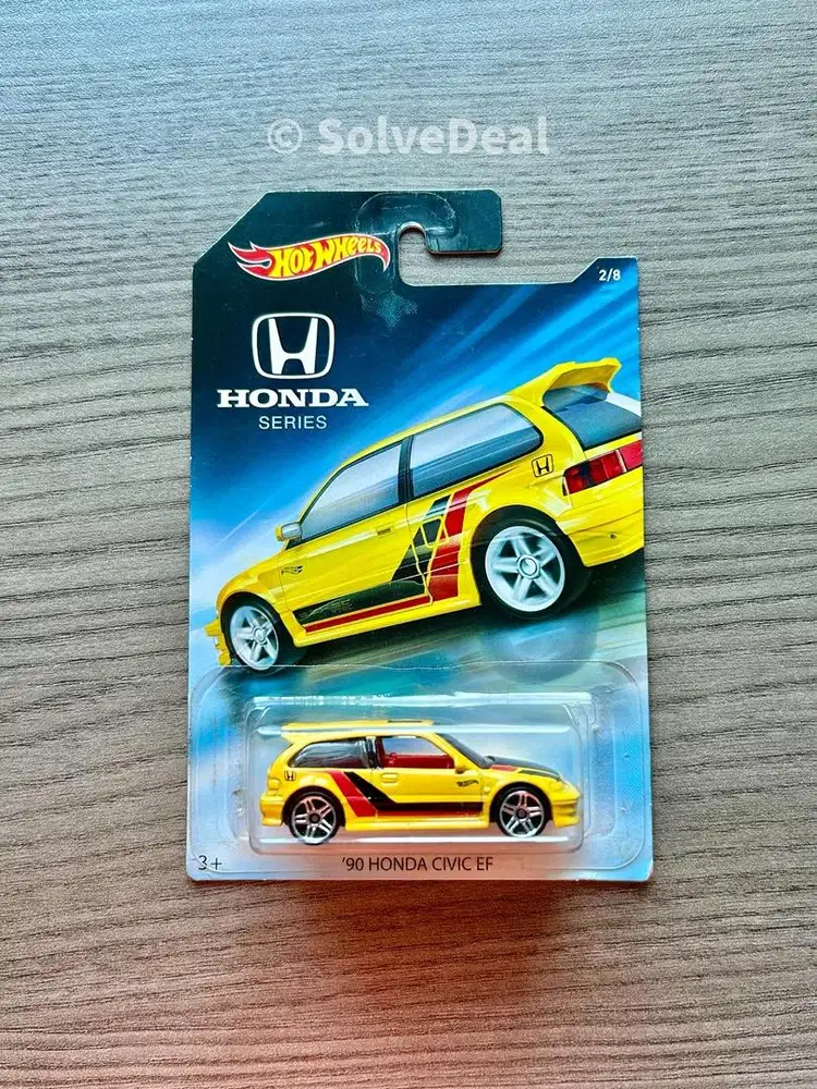 Hot Wheels Honda 70th Anniversary 90 Honda Civic EF US Card 2018
