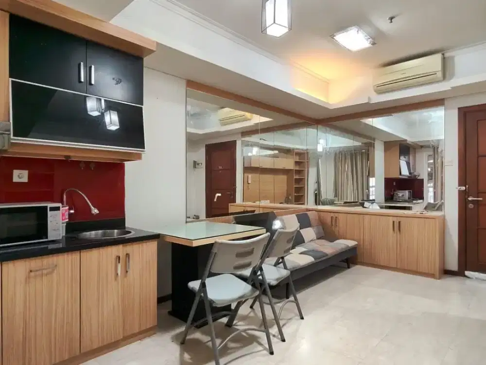 Disewakan 2BR Furnish Lantai Rendah di Apartemen Royal Mediterania