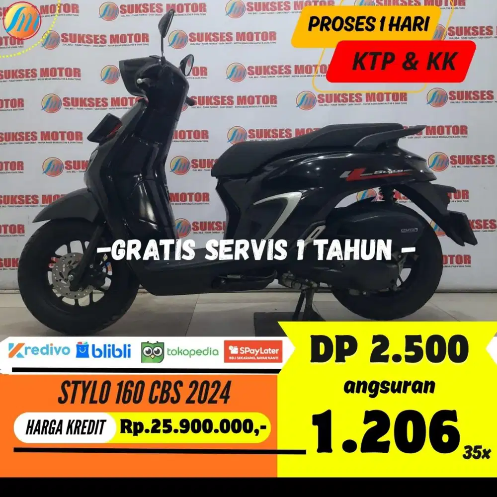 HONDA STYLO 160 CBS 2024 KREDIT MURAH ANGSURAN TERJANGKAU BERGARANSI