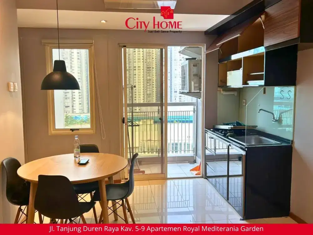 Disewakan Apartemen 2+1 BR Semi Furnished Royal Mediterania Garden Residences Podomoro City