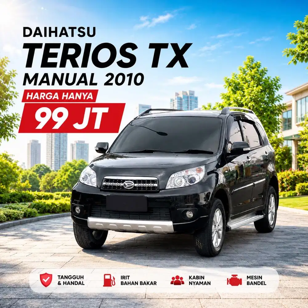 Daihatsu Terior TX Manual 2010 Kondisi Terawat Harga Murah Saja