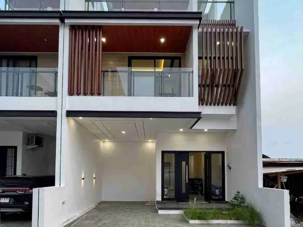 Rumah Baru Ada Rooftop Dalam Cluster Dijakarta Selatan