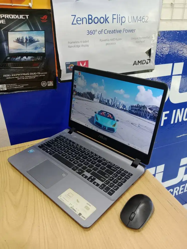 PROMO SIAP KULIAH LAPTOP ASUS A507M RAM 4G HDD 1000GB SIAP PAKAI