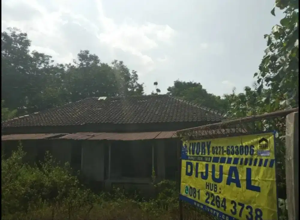 Dijual Tanah bonus rumah di Kepuhsari, Mojosongo, Surakarta