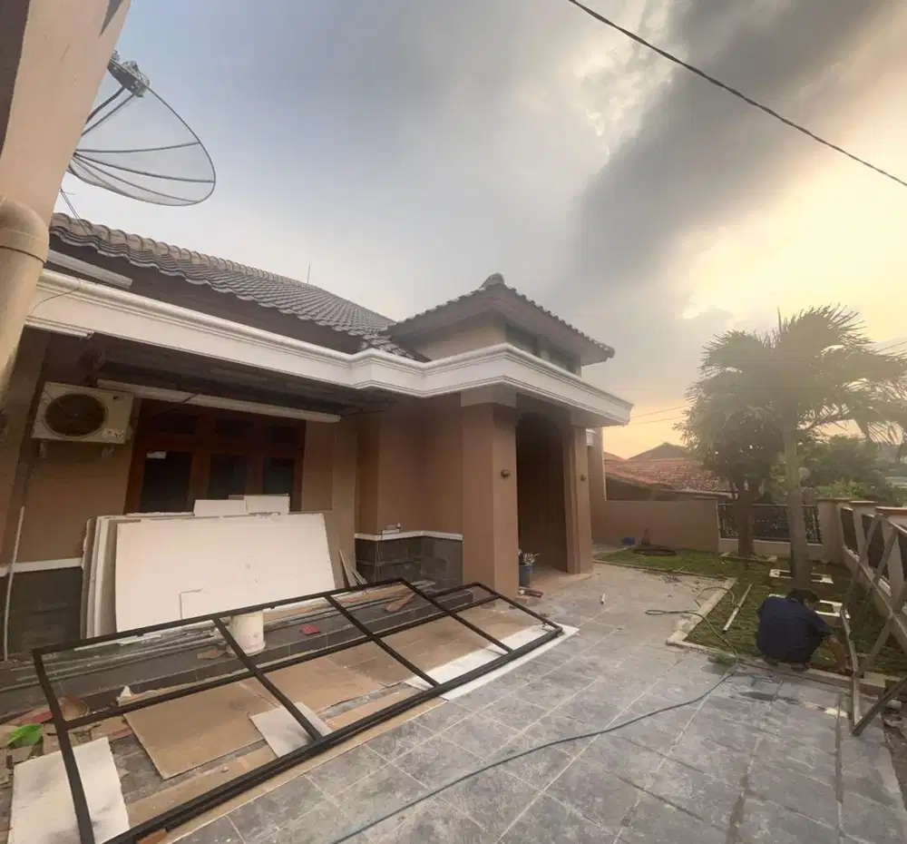 Rumah sampangan tumpang kelud mewah elegan jalan lebar