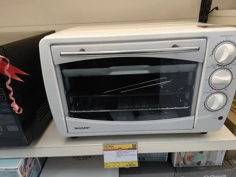 Oven sharp 28L cicilan 0% menggynakan kredivo