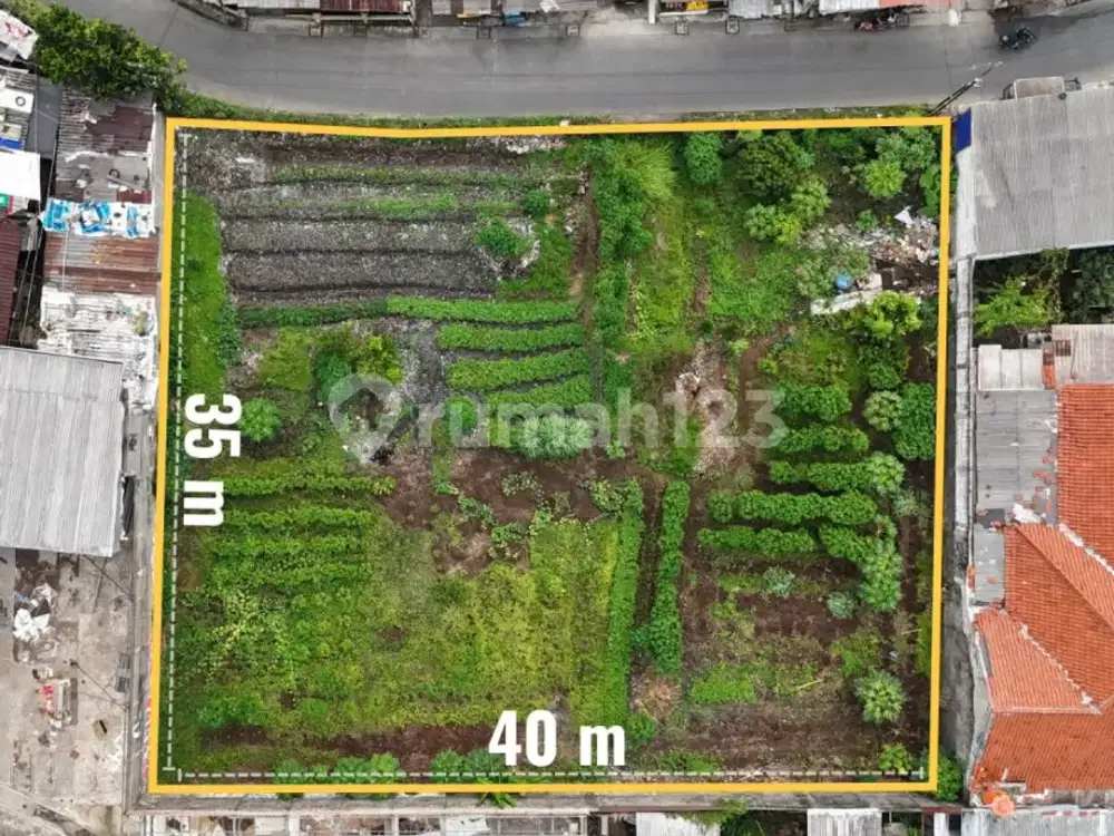 Lahan Strategis 35 X 40 M di Cinangka - Siap Bangun Rumah Mewah atau Usaha