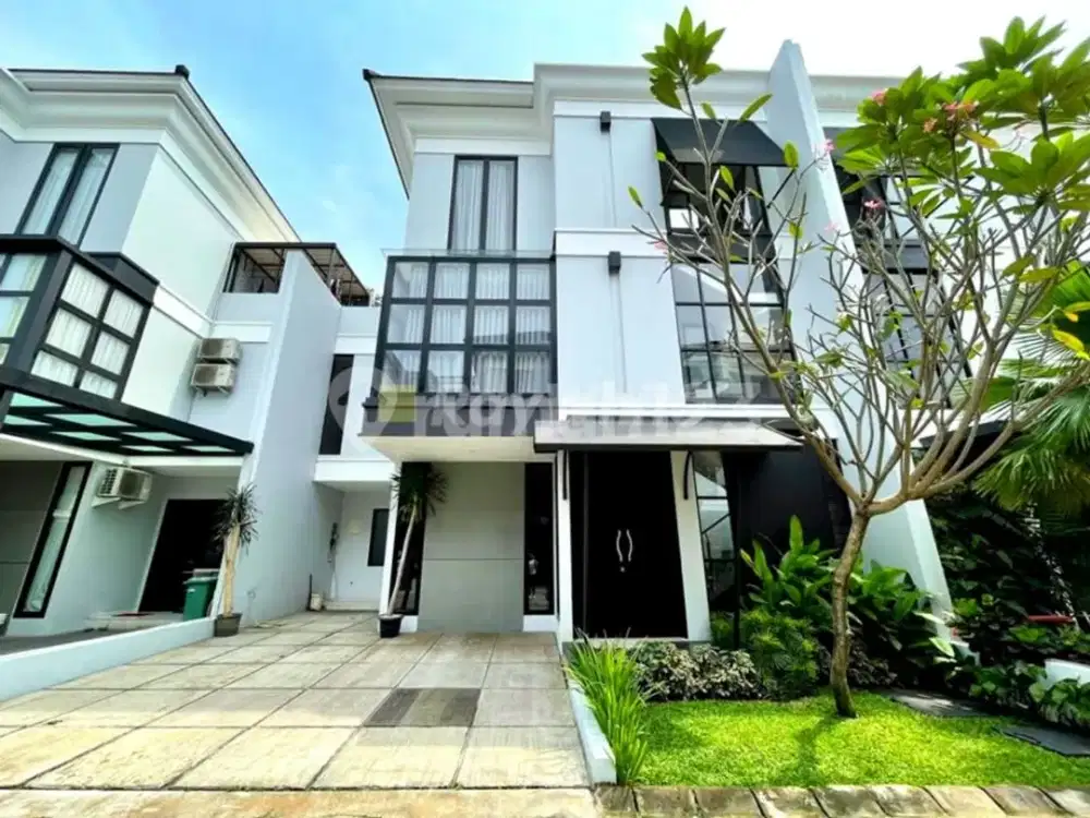 Rumah American Classic Modern Style 3 Lantai Dalam Townhouse Di Cilandak