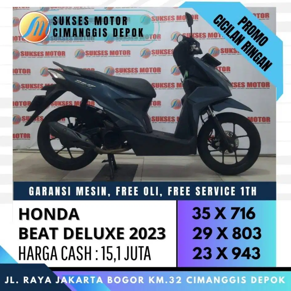 BEAT DELUXE CBS ISS 2023 CASH/KREDIT DP 700 CICILAN RINGAN