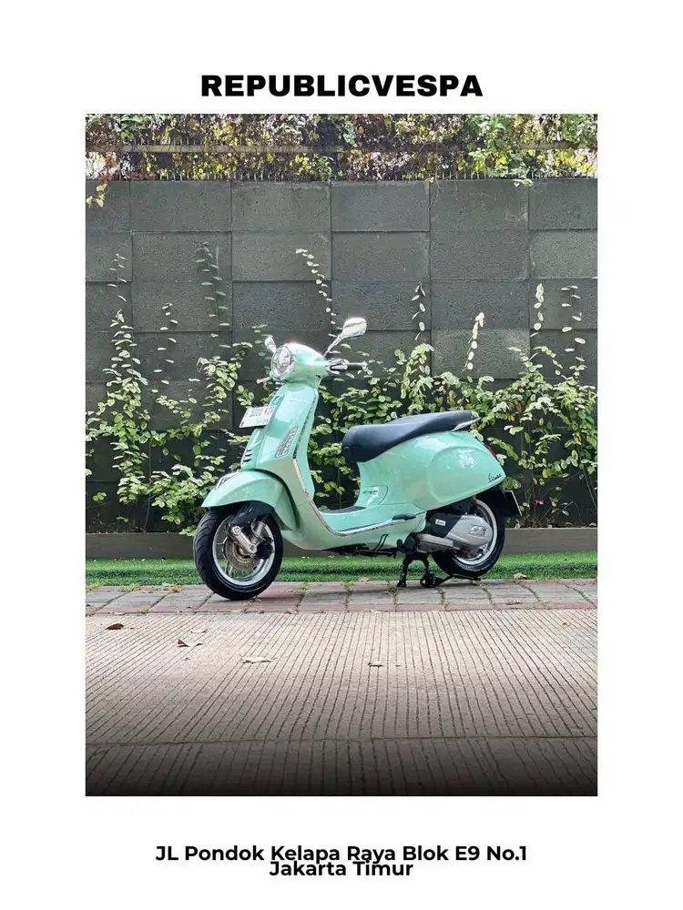 TERMURAH VESPA PRIMAVERA 150 FACELIFT NEW MODEL THN 2024 GREEN RELAX