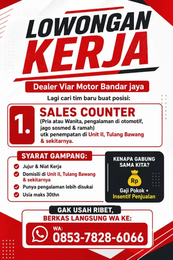 LOKER SALES COUNTER