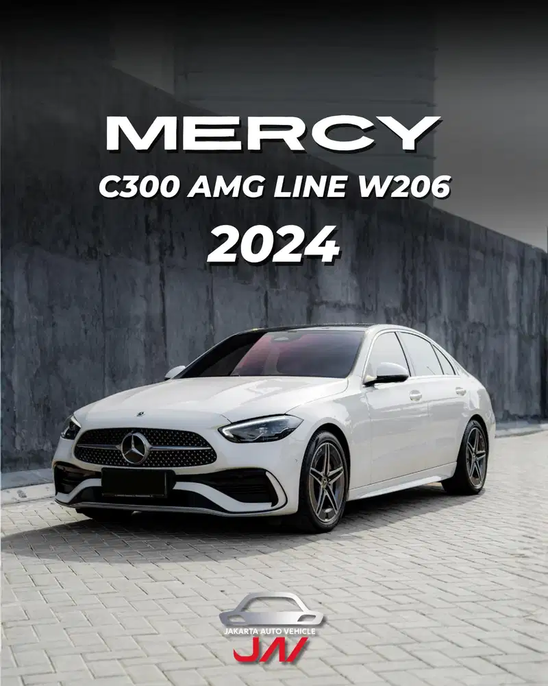 MERCEDES BENZ C300 AMG LINE W206 2024 / LOW ODO / LIKE NEW