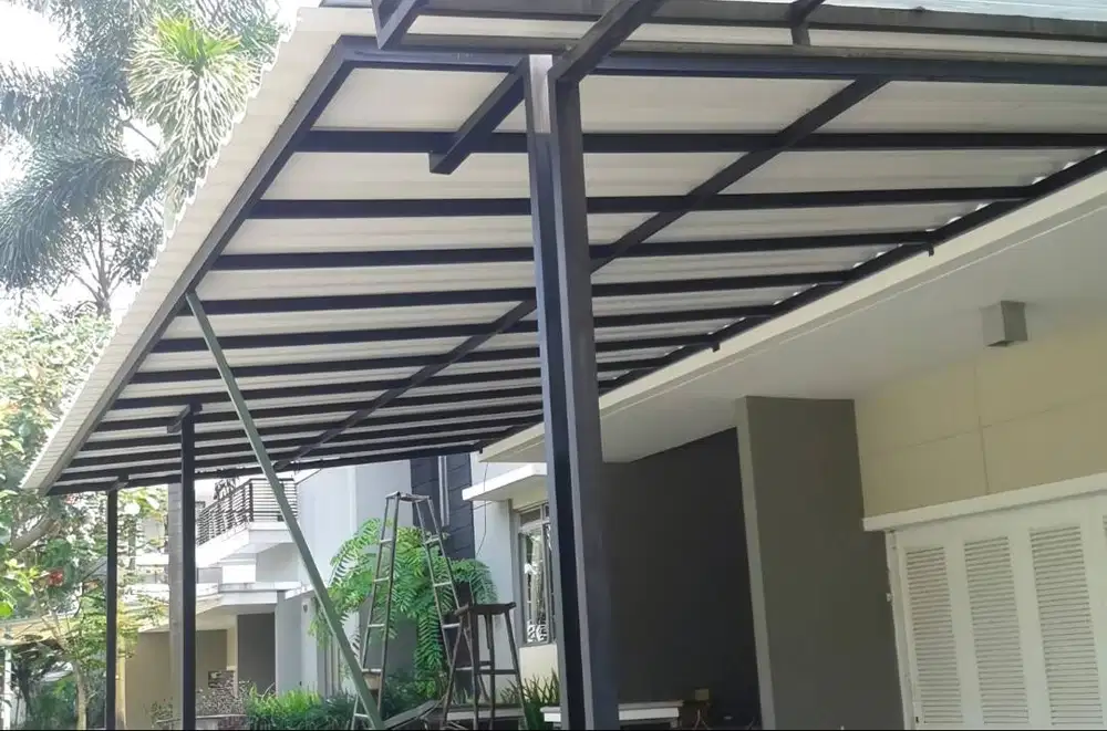 Kanopi Carport Toko Kantor Kolam Renang Bengkel Klinik Warung Apotek