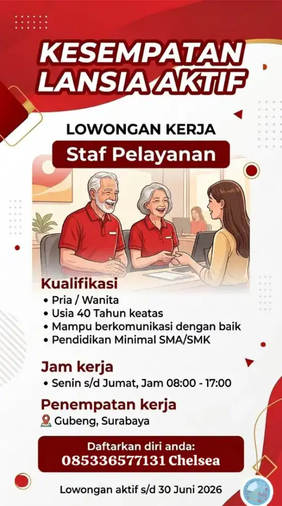 DIBUTUHKAN SECEPATNYA