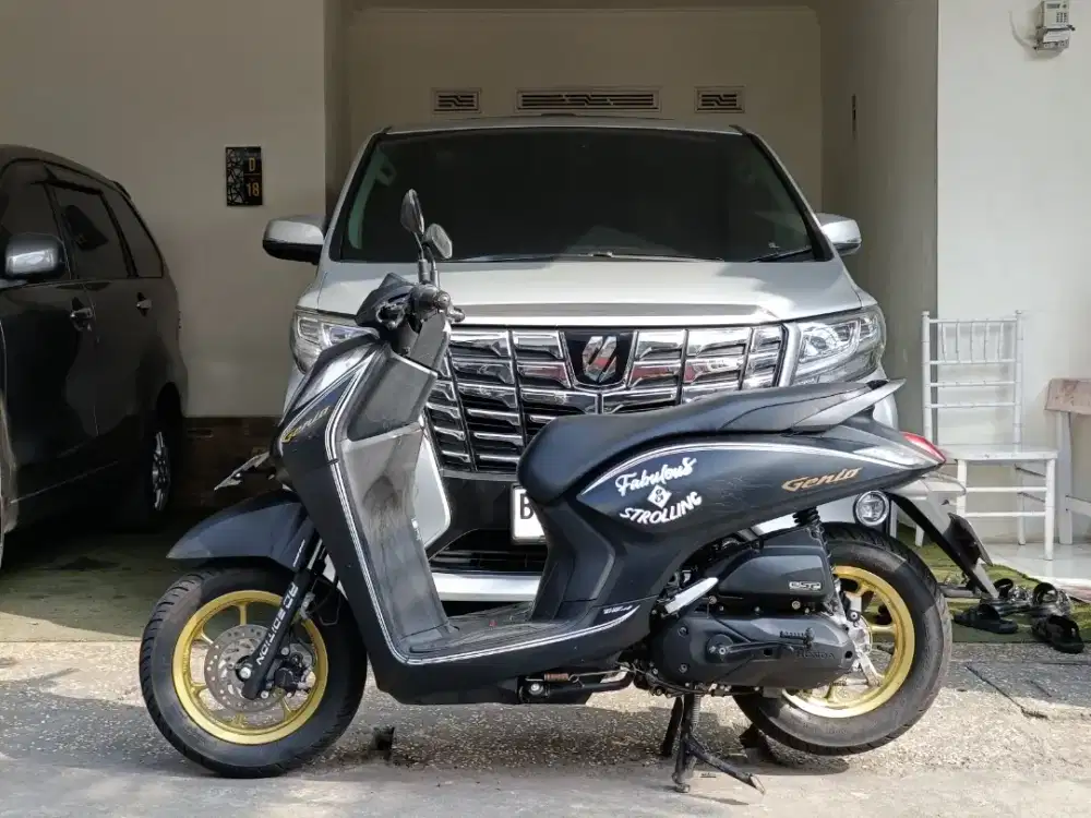 Genio donat tahun 2022 low km 16rb/tt boleh gan cash lebih bagus