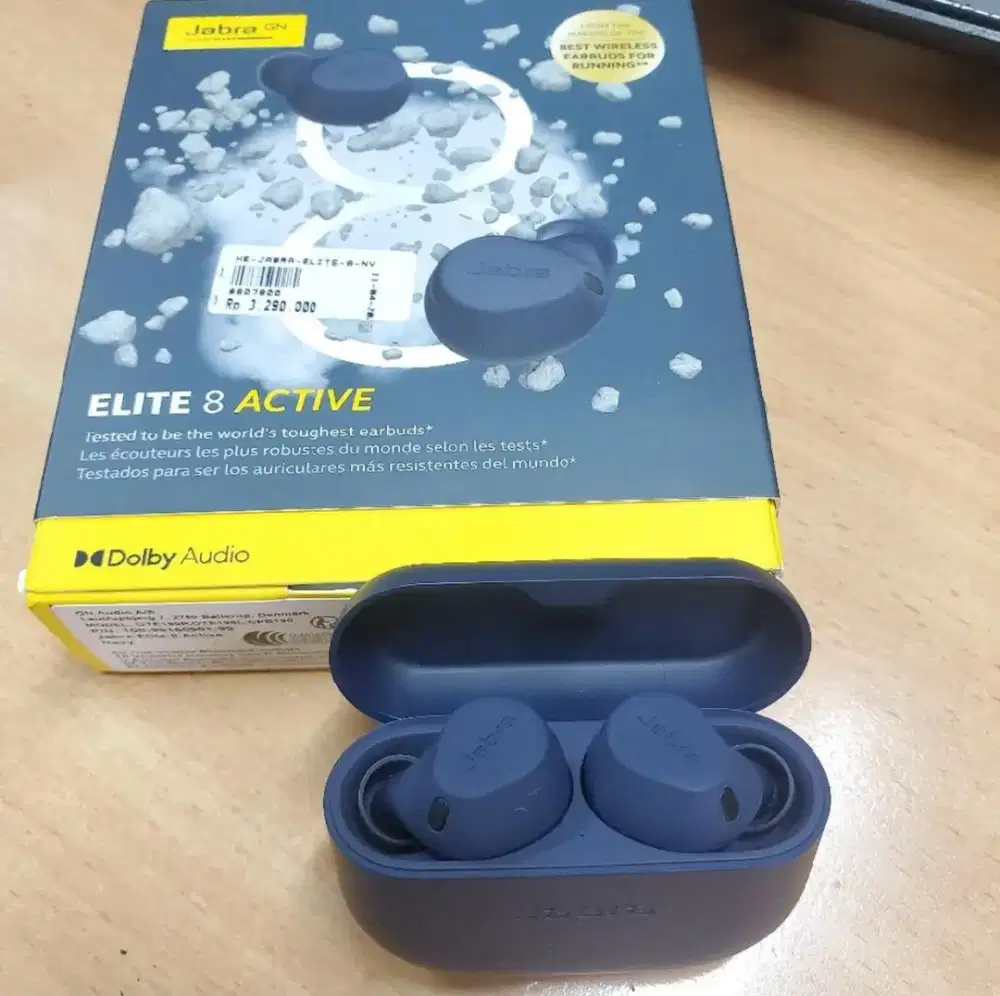 TWS Jabra Elite 8 Active Navy Stereo Headset Flagship Bluetooth ANC