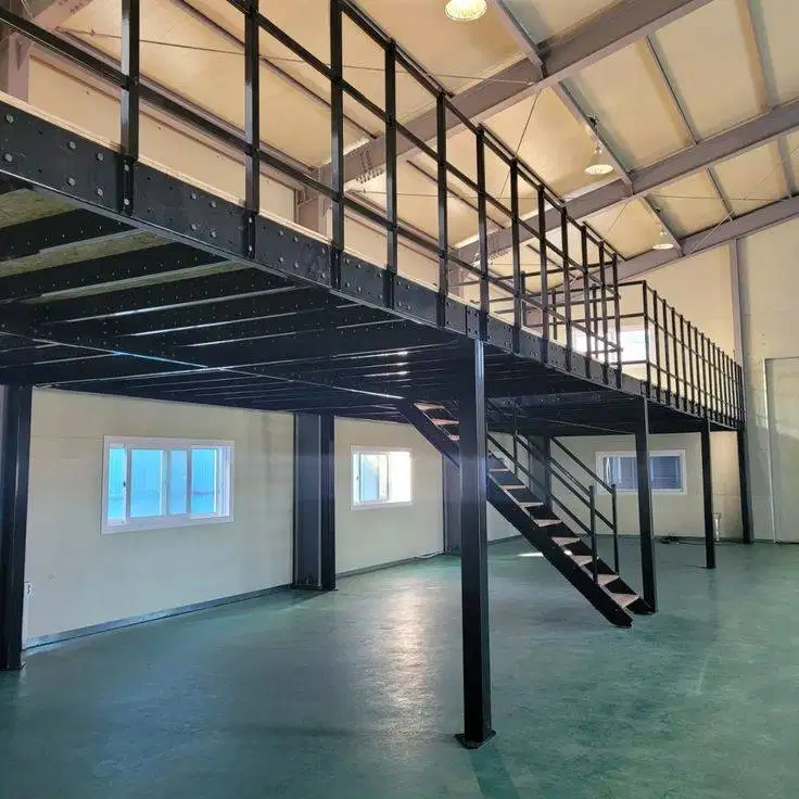 Rak Industri Mezzanine Space Kantor Produksi Pabrik Gudang Penyimpanan