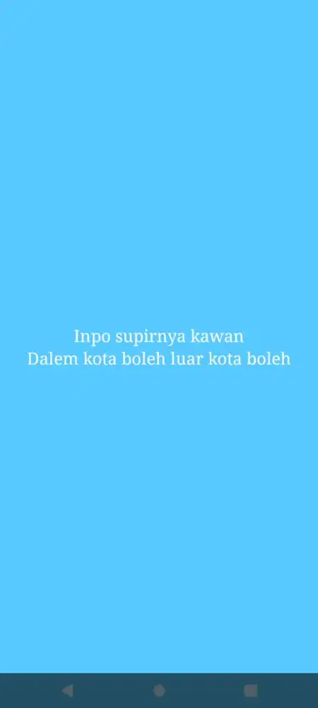 Saya mencari pekerjaan supir/supir pribadi/freelance