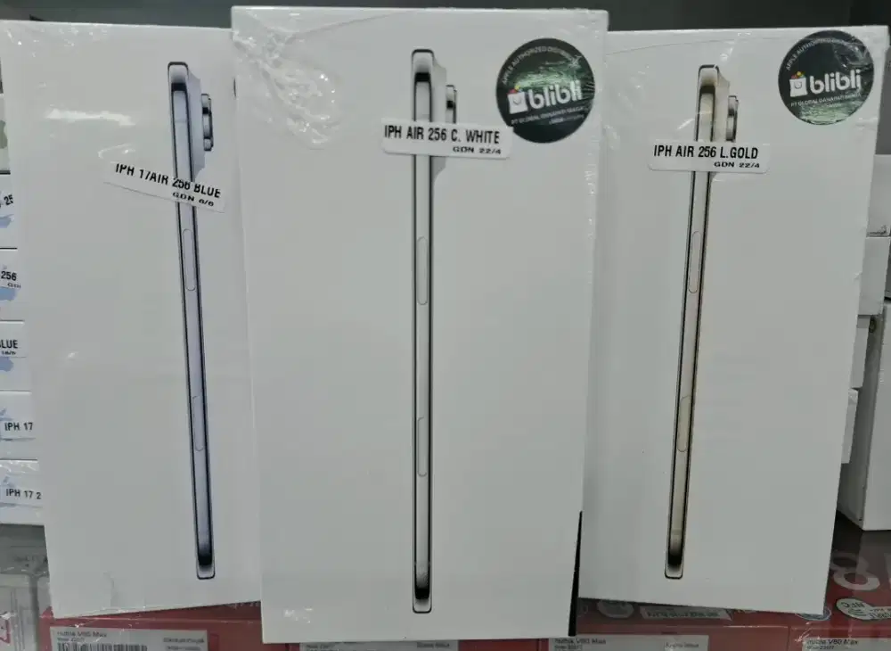 Iphone Air 256Gb Resmi Kredit Free 1x cicilan&Adaptor Rapa 20W